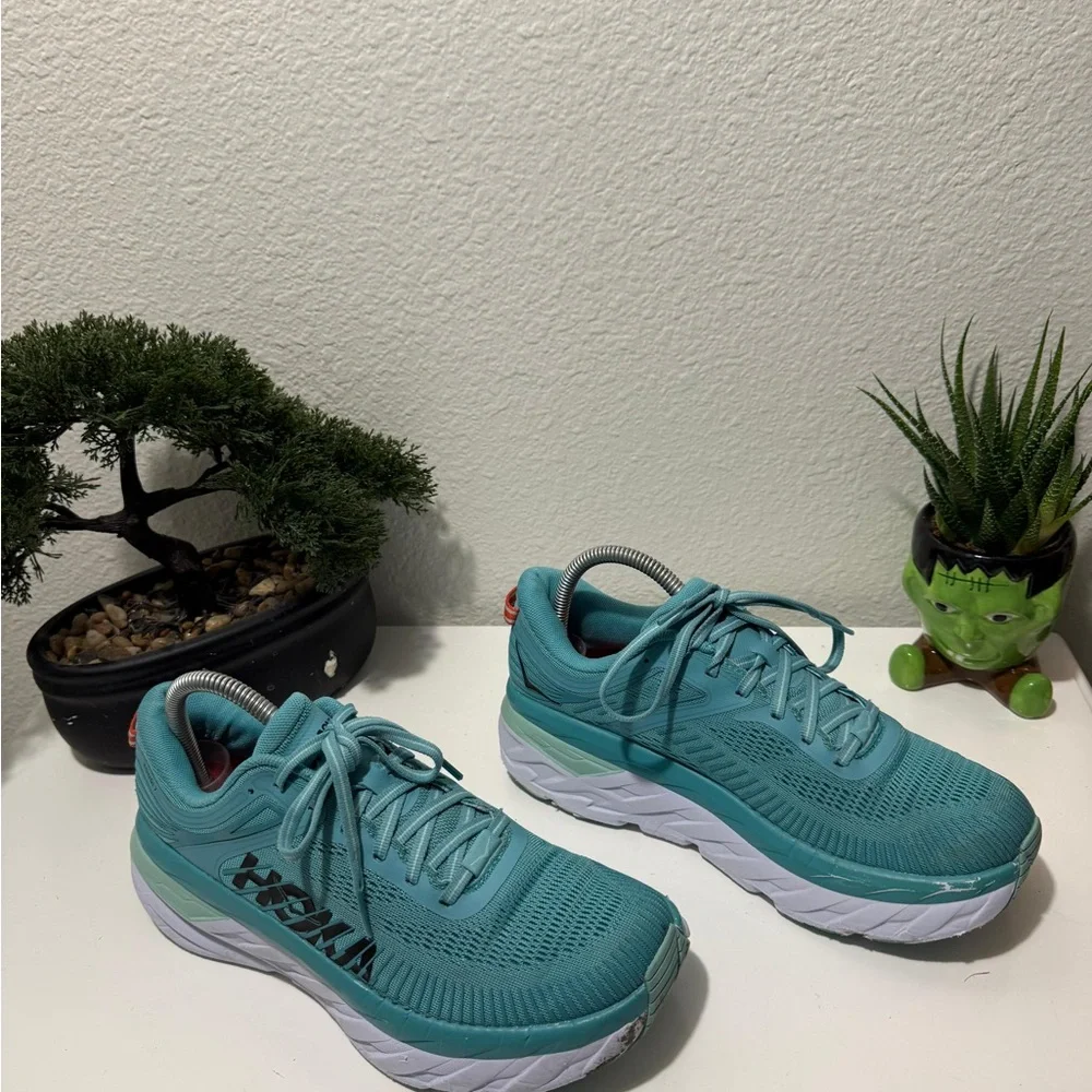 Hoka bondi 7 😍Teal Athletic Shoes - Picture 3 of 8